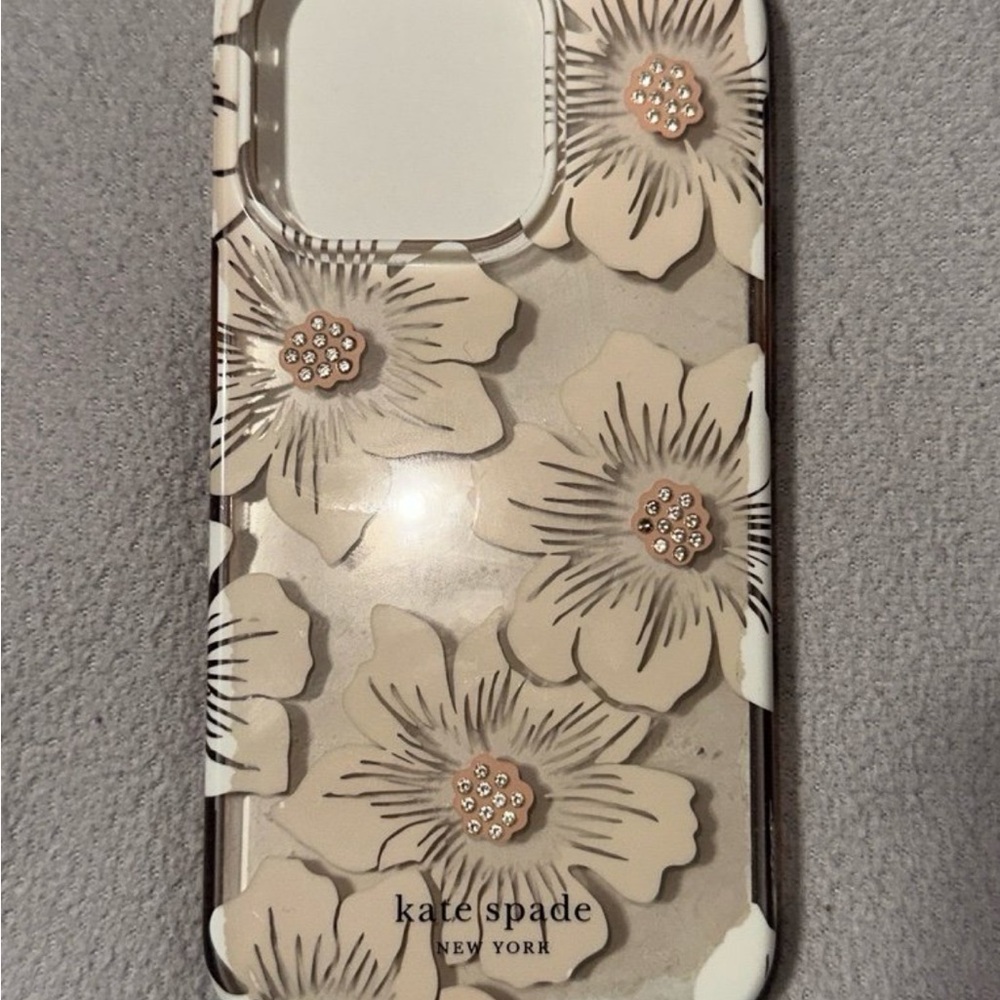 kate spade Beige Floral Phone Case